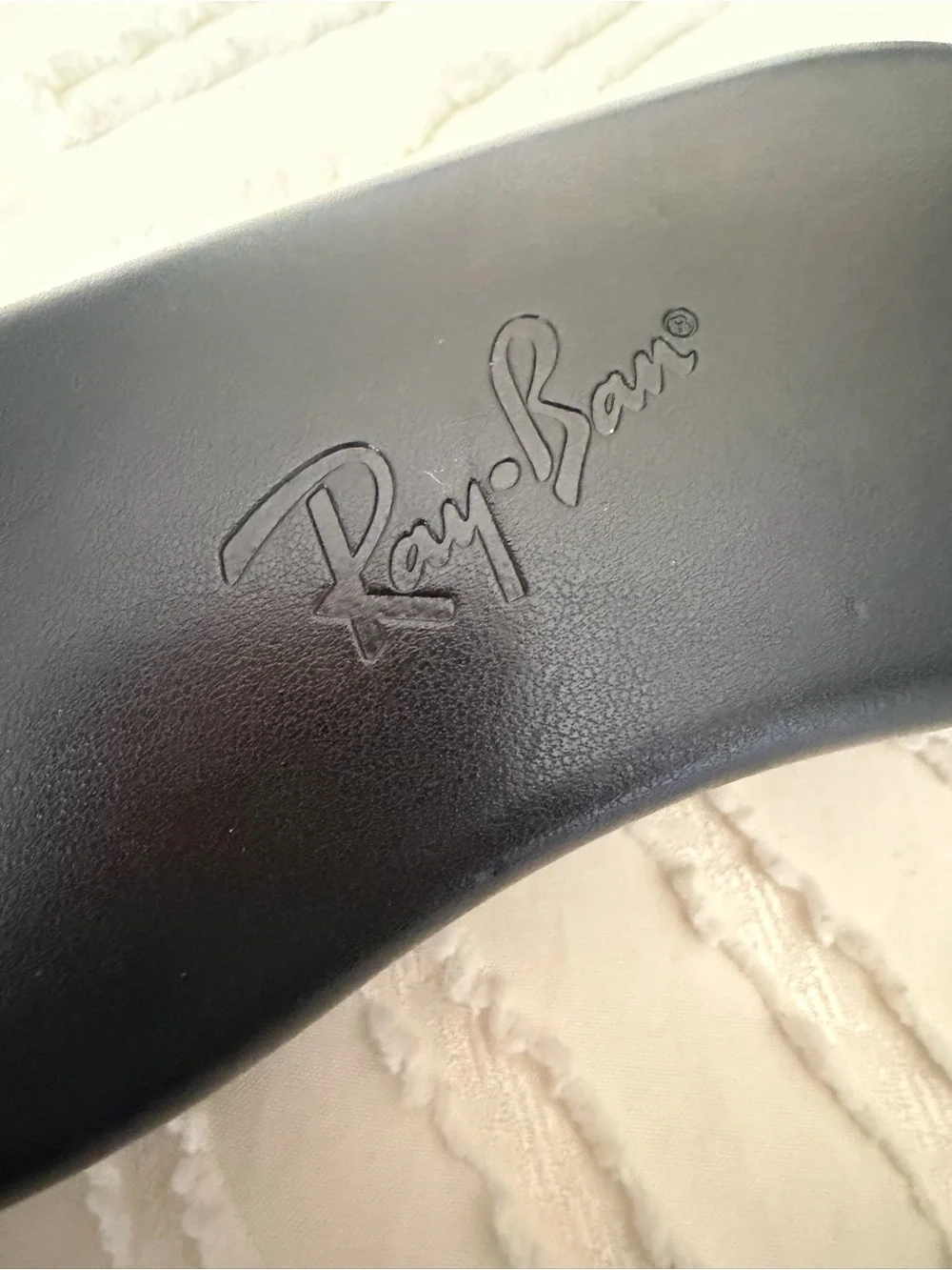 Ray-Ban Black Frame clear Lens Sunglasses